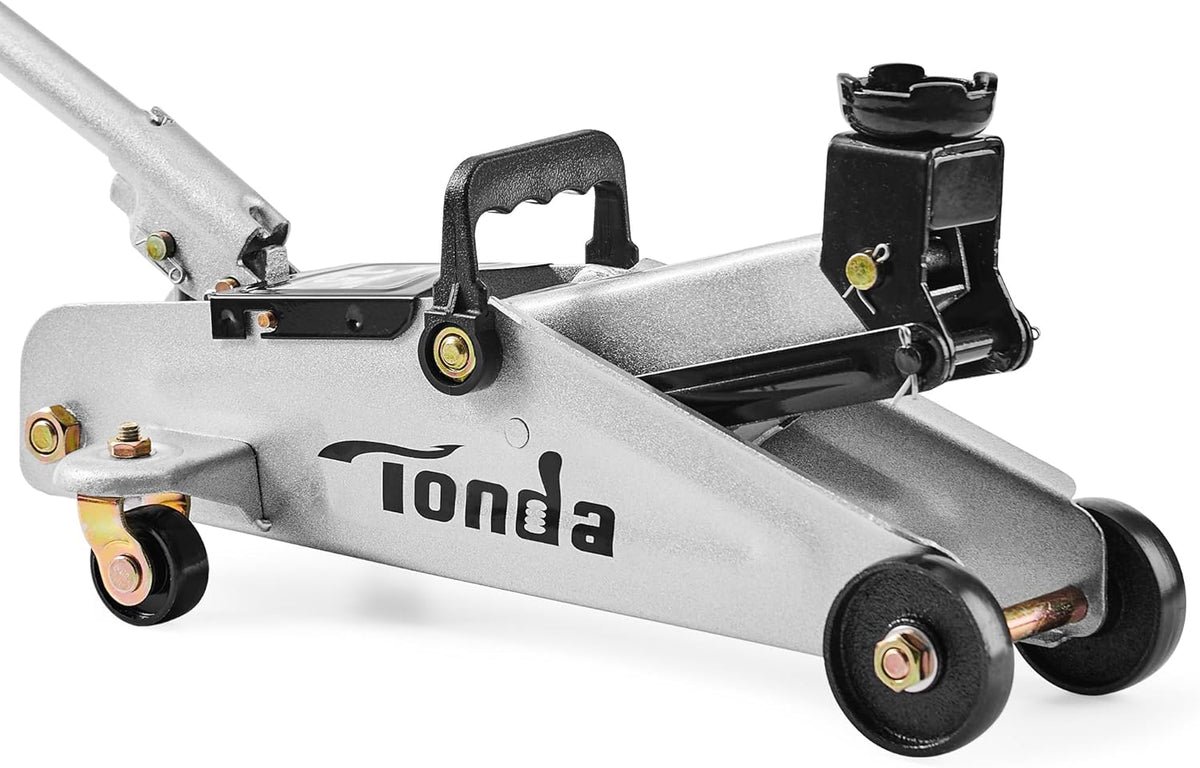 Floor Jack, Hydraulic Portable Car Lift Jack, 1.5 Ton (3,000 Lb) Capacity for Sedan and Coupe (Silver)