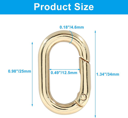 Oval Carabiner Clip
